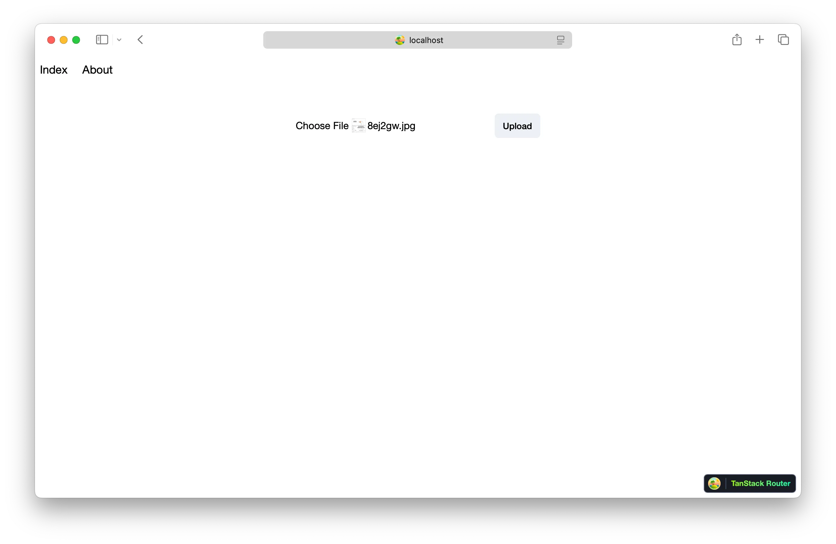 SST TanStack Start app local