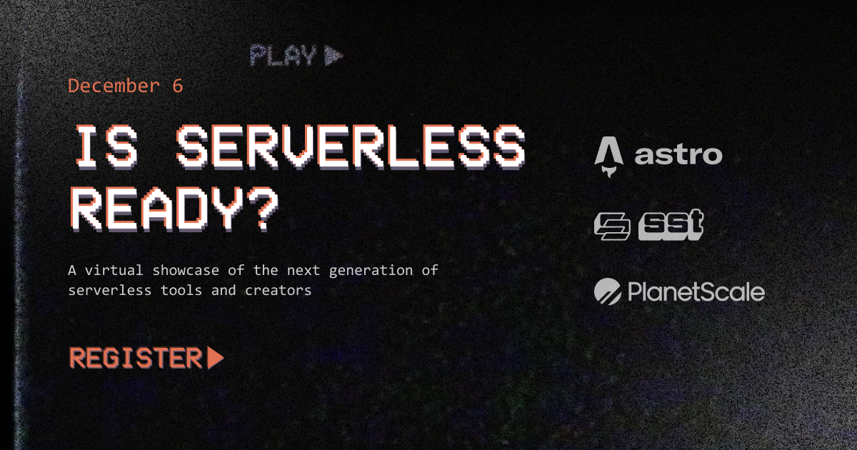 Is serverless ready?